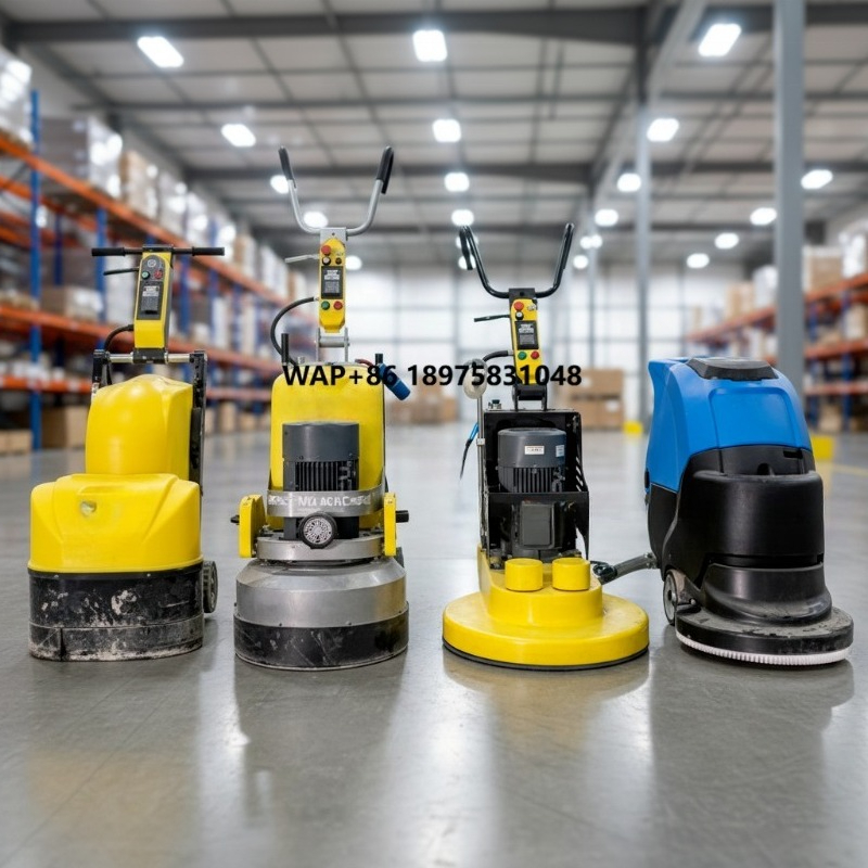 Floor Grinding Machine - ダイヤモンドダストフリーコンクリートグラインダー研磨機 工業用ワークショップ工場床研磨機