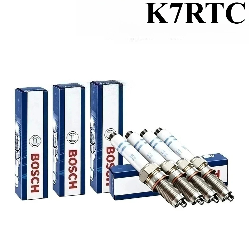 Bosch Spark Plug Copper - ボッシュK7RTC銅芯ニッケルスパークプラグ、ジーリー新型キングコング1.5 MR479QA NAエンジン点火部品に適合
