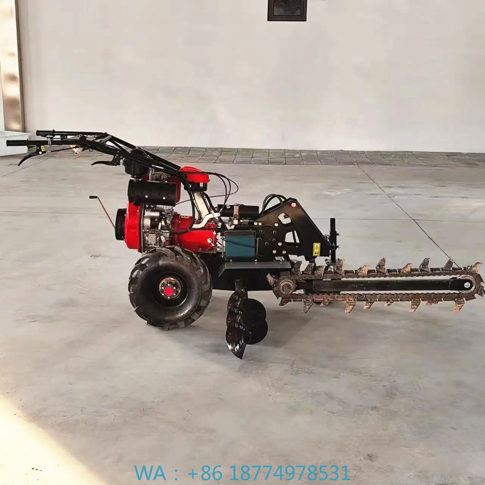 Trencher Machine Small - 溝堀機 販売 農地用 自走式 12馬力 15馬力