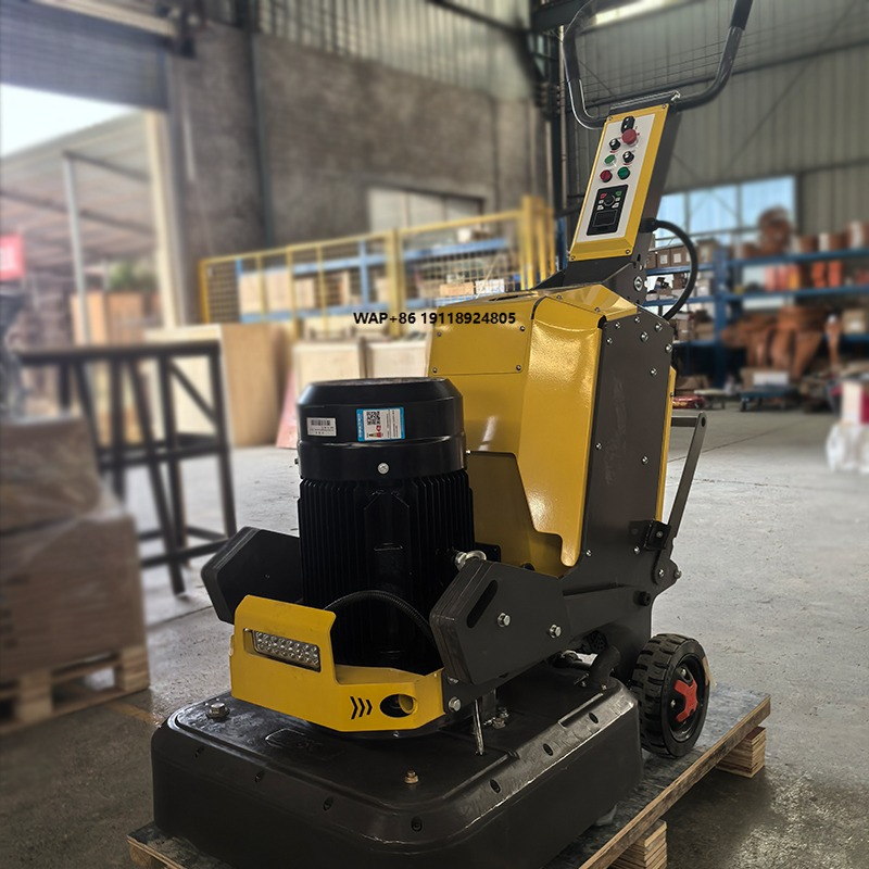 Floor Grinding Machine - ヘビーデューティーエンジン搭載自動床研磨機、乗用エポキシグラインダー、15kwモーター、380V、120kg