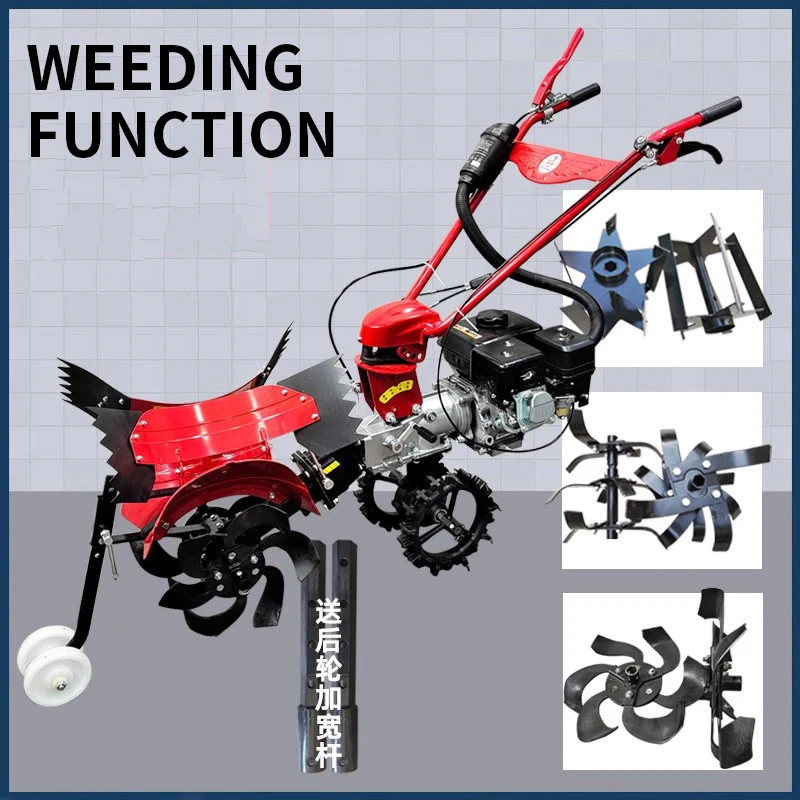 Trencher Machine Small - 果樹園用四輪駆動自走式小型農業用溝堀機、微耕機、土壌・肥料散布機（カスタマイズ可能）