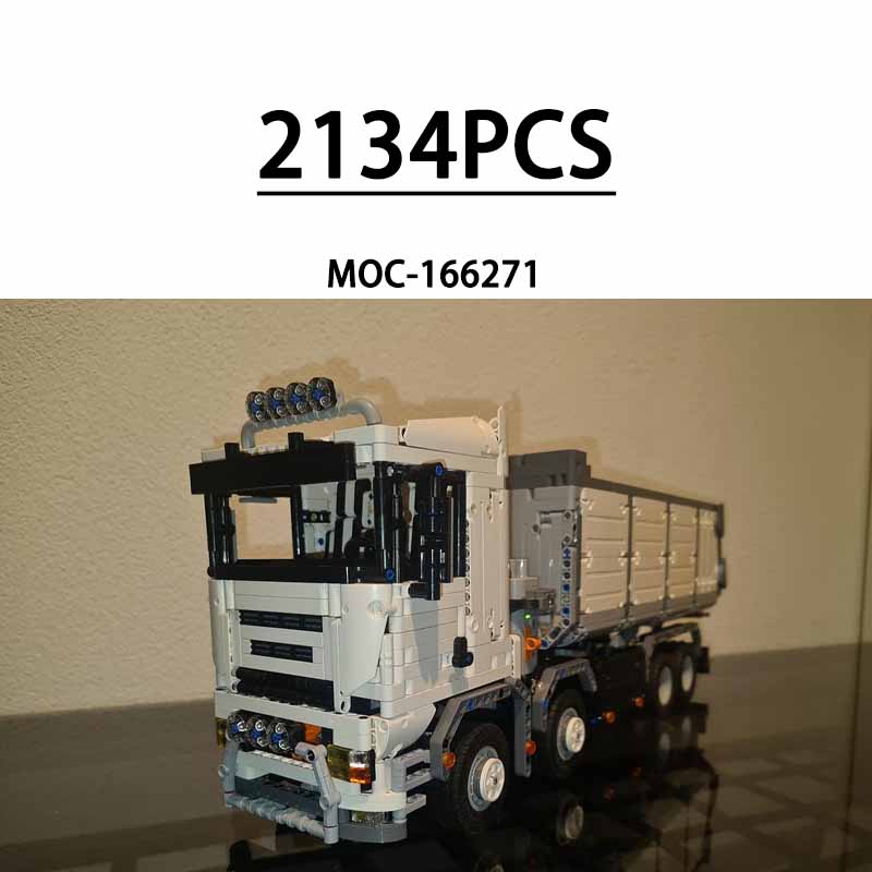 Dump Truck Heavy Equipment - MOC-166271 ダンプトラック重機輸送車両 2134ピース 組み立てブロックおもちゃ 誕生日とクリスマスのギフト