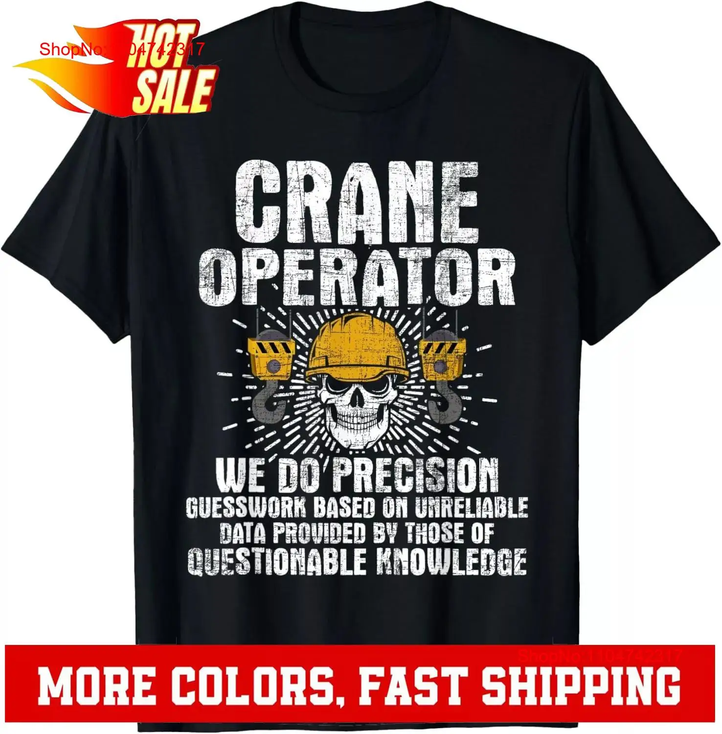 Heavy Equipment Operator Shirts - クレーンオペレーターレトロタワー重機ドライバー Tシャツヴィンテージ洗浄ユニセックスファッショングラフィック通気性オムスタイリッシュ