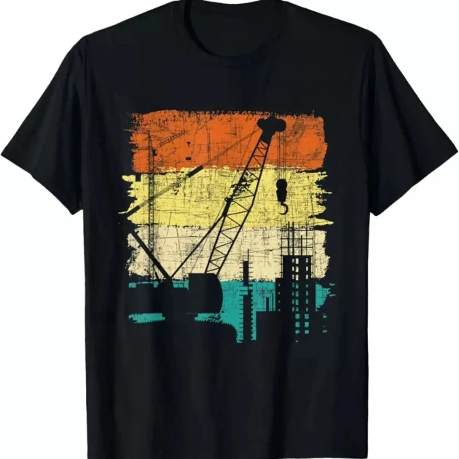Heavy Equipment Operator Shirts - クレーンオペレーター レトロタワー 重機ドライバー Tシャツ S 3XL