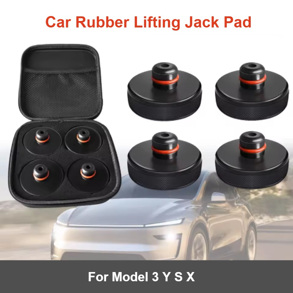 Manhole Cover Lifting - テスラ モデル3 Y S X用 車用ゴム製リフティングジャッキパッド