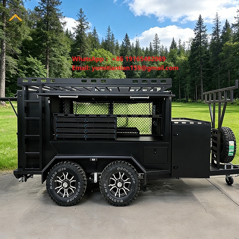 Heavy Equipment Haulers - 頑丈な密閉型ユーティリティトレーラー、職人用貨物建設機械運搬車、作業場・農場用カートレーラー