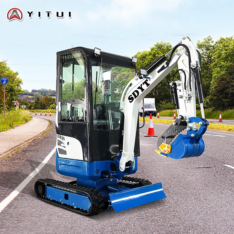 Trencher Machine Small - 高品質小型油圧クローラー掘削機販売 2トン果樹園農場トレンチャー カスタム1800kgミニトラック掘削機卸売