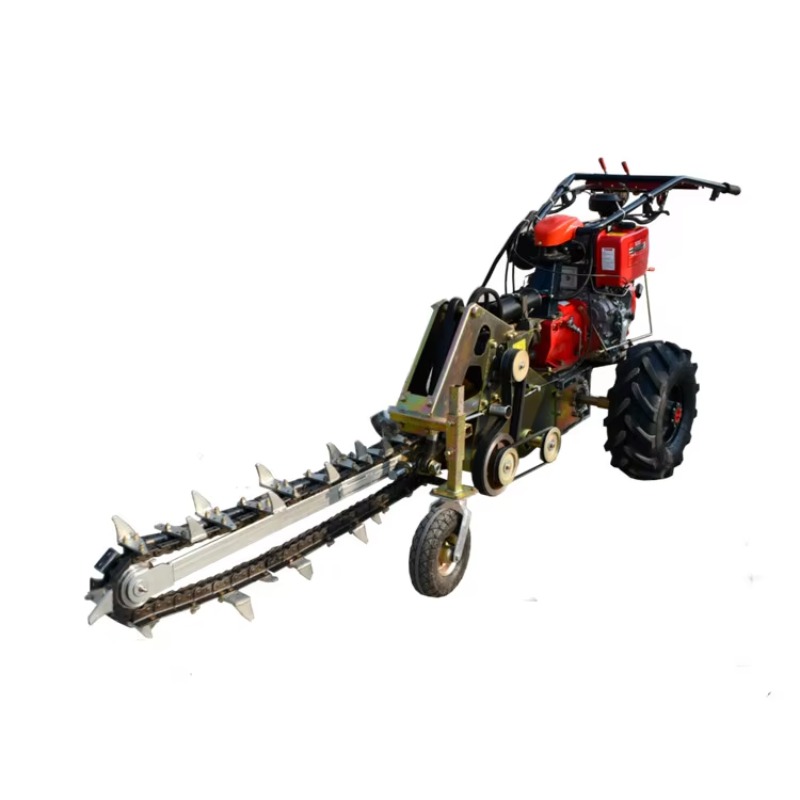 様々なタイプのチェーン式溝掘り機、15馬力小型溝掘り機、ミニ - Trencher Machine Small のレビューと価格