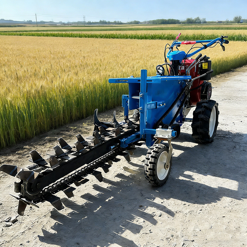 チェーンソー式溝掘り機、掘削機、チェーン式溝掘り機、小型自動 - Trencher Machine Small のレビューと価格