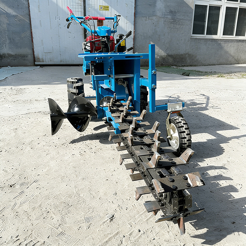 チェーンソー式溝掘り機、掘削機、チェーン式溝掘り機、小型自動 - Trencher Machine Small のレビューと価格