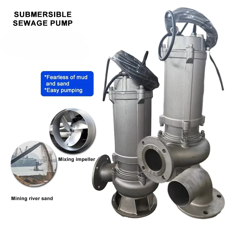 強力な揚水能力を持つ工業用泥水・下水ポンプモーター、電動マリ - Submersible Pump Sewage のレビューと価格
