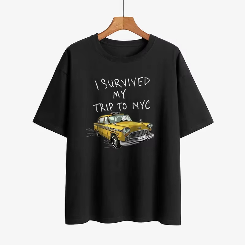面白いTシャツ メンズ レディース ニューヨークへの旅を生き - Heavy Equipment Operator Shirts のレビューと価格