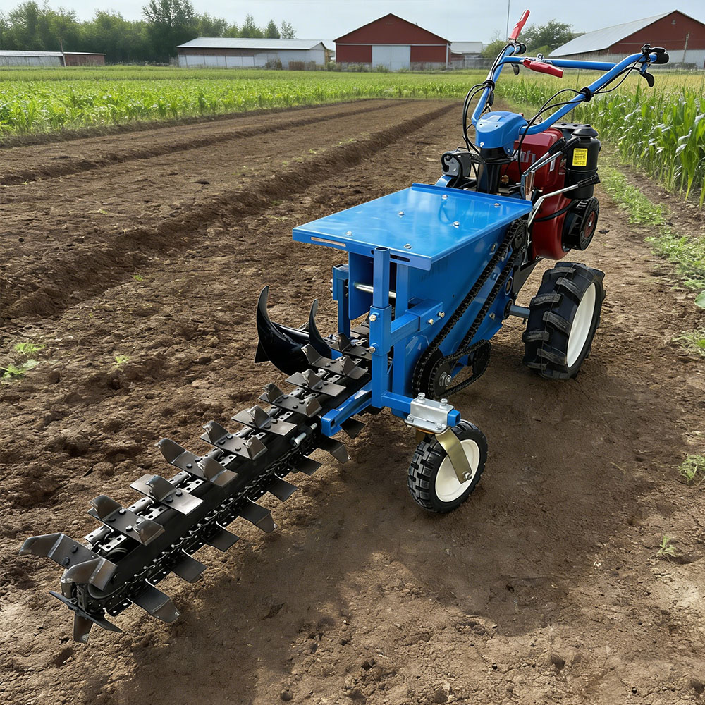 農業用カスタマイズ8.5kw最大掘削深さ600mm 1200 - Trencher Machine Small のレビューと価格