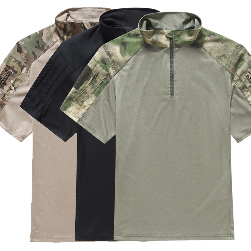 戦闘服シャツ迷彩アメリカアジアサイズスポーツトップ荒野サバイ - Heavy Equipment Operator Shirts のレビューと価格