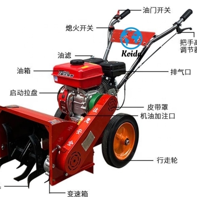 小型多機能マイクロ耕うん機、除草機、土壌耕耘機、ロータリー耕 - Trencher Machine Small のレビューと価格