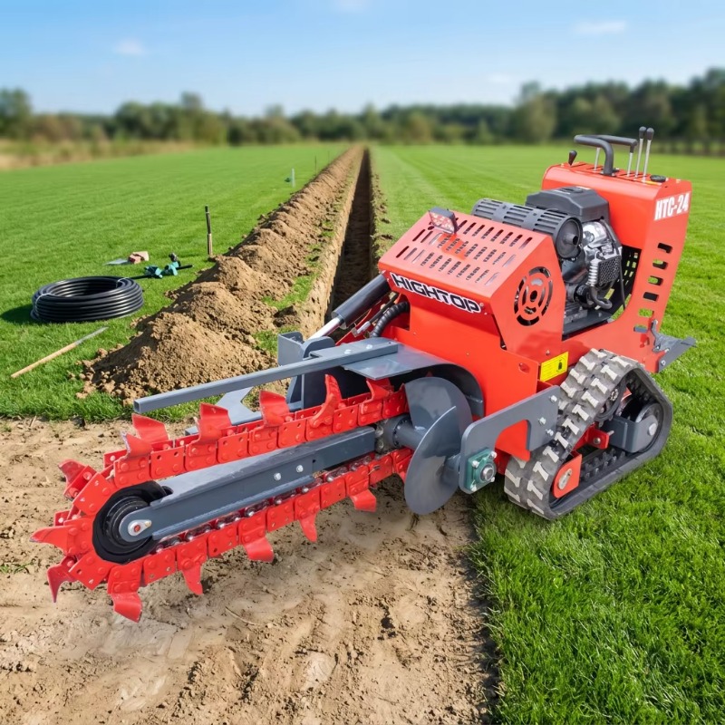 750mm掘削深度の乗用チェーン式トレンチャー販売中 工場価 - Trencher Machine Small のレビューと価格