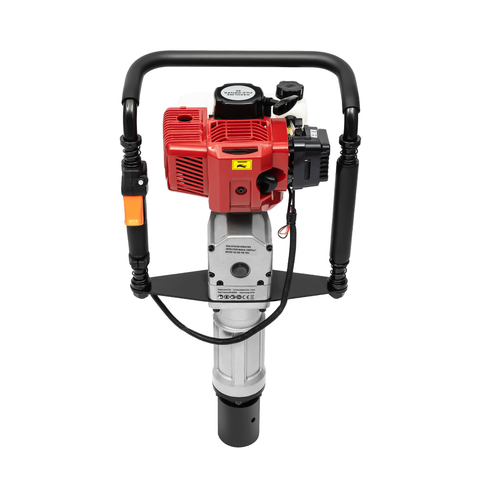 52CC 2ストロークガソリン杭打ち機、1900Wヘビーデュ - Post Hole Digger のレビューと価格