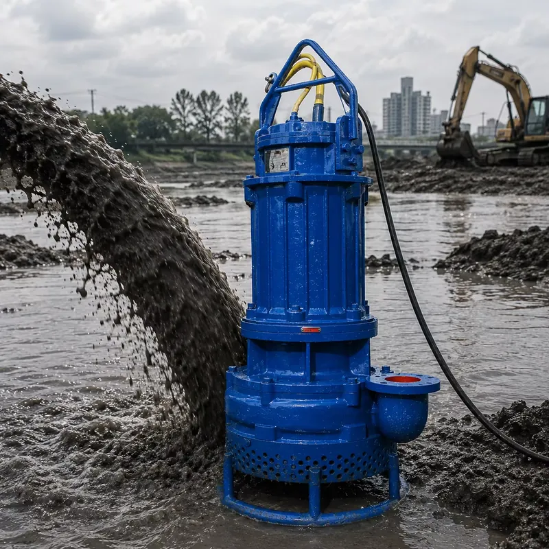 泥水吸引用水中ポンプ、泥砂吸引ポンプ、3つの攪拌機付き大型水 - Submersible Pump Sewage のレビューと価格