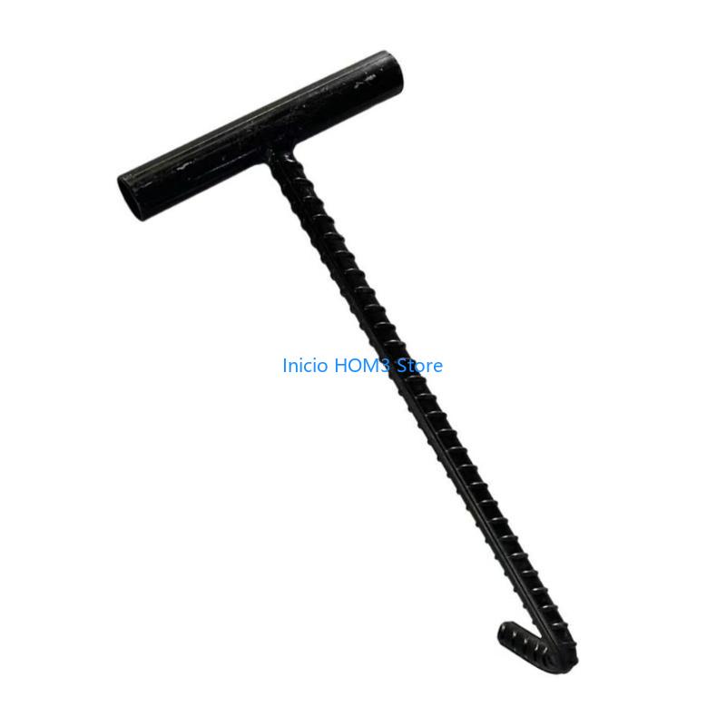 A5YD 高品質 10mm スチール製マンホールフックは、浄 - Manhole Cover Lifting のレビューと価格