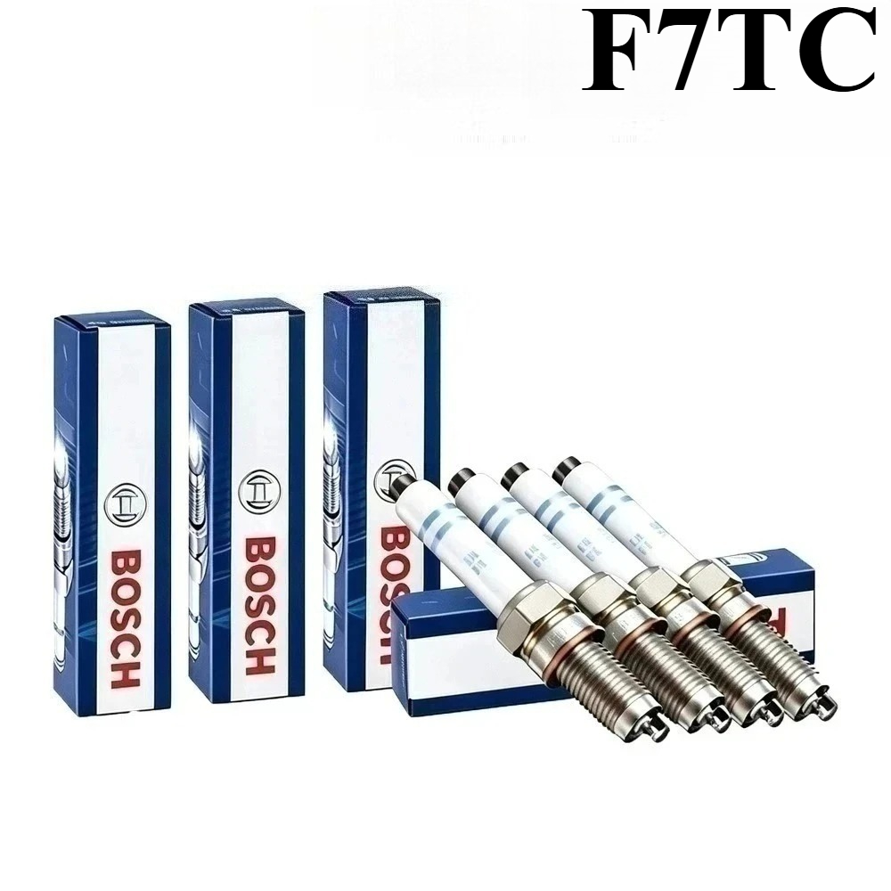 ボッシュ F7TC ニッケルスパークプラグ、銅コア、小型自然 - Bosch Spark Plug Copper のレビューと価格