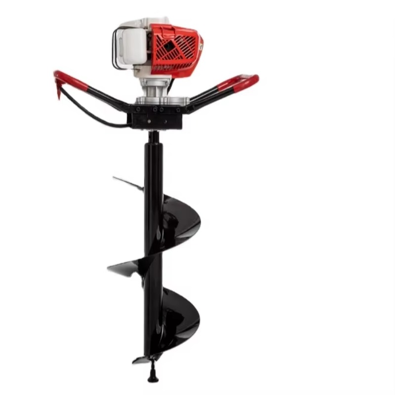 業務用51.7cc 2ストローク金属製穴掘り機＆フェンス用1 - Post Hole Digger のレビューと価格