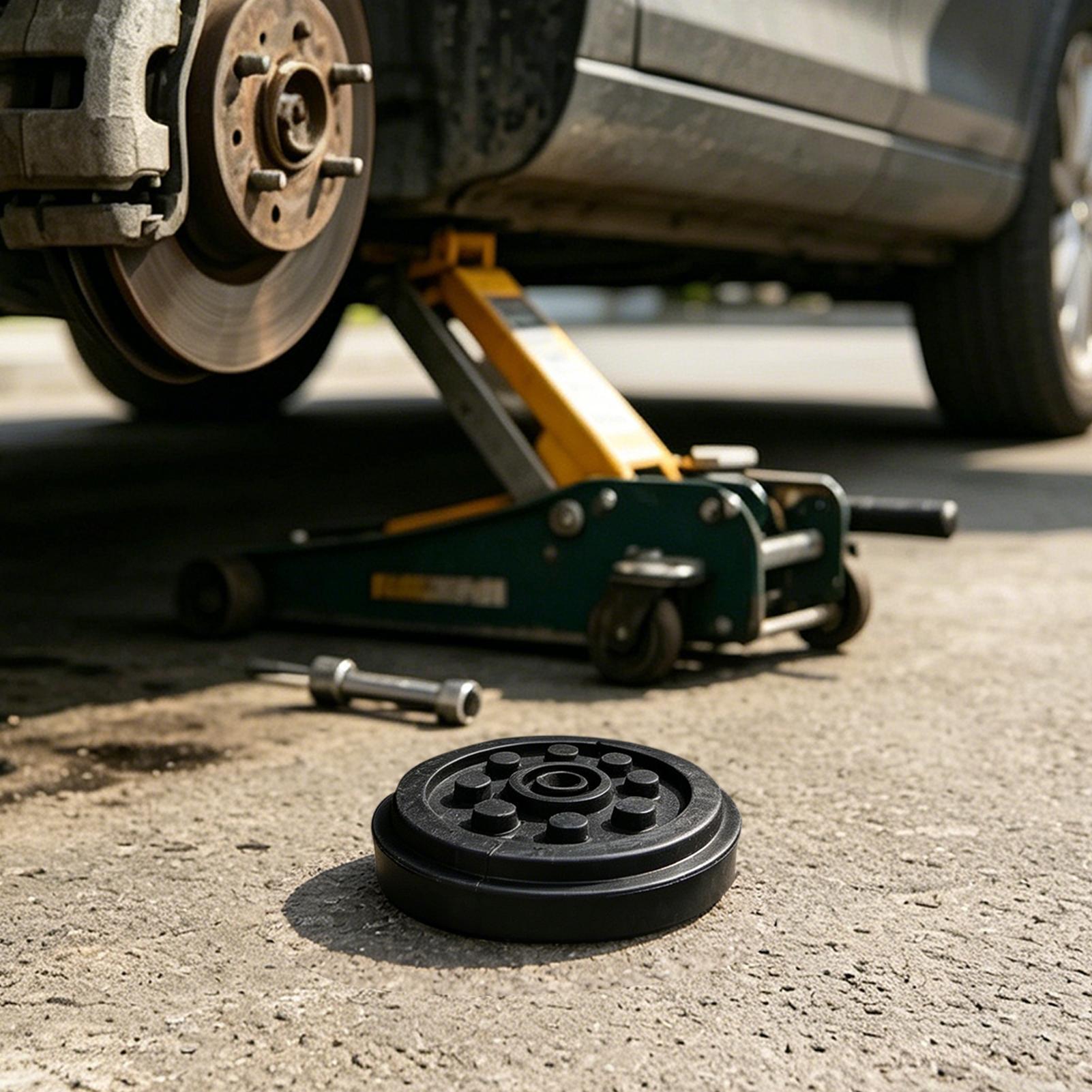 リフトジャックパッド 滑り止めゴム製リフティング保護ブロック - Manhole Cover Lifting のレビューと価格