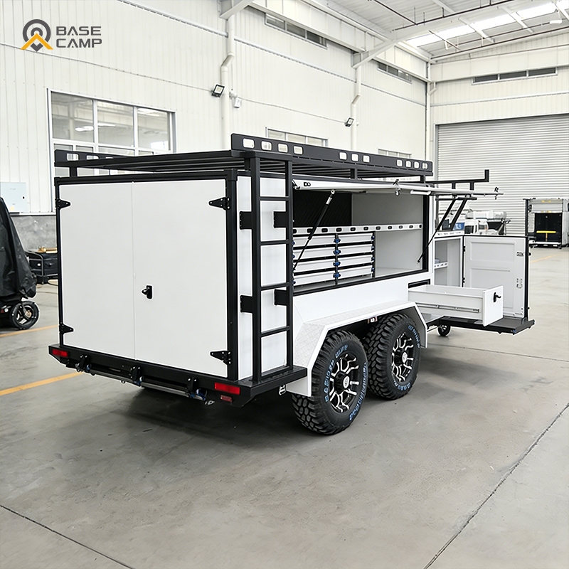 頑丈な密閉型ユーティリティトレーラー、職人用貨物建設機械運搬 - Heavy Equipment Haulers のレビューと価格
