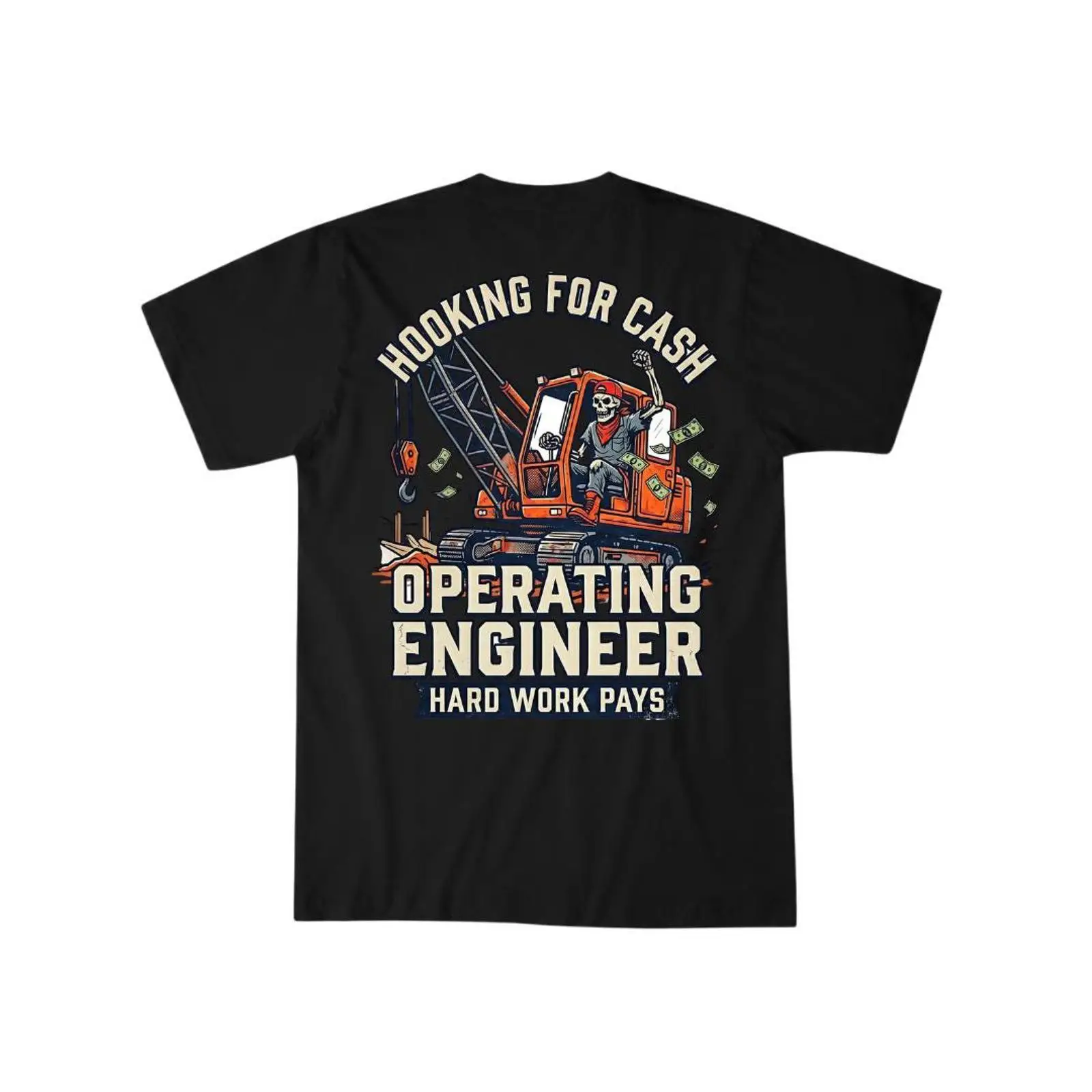 クレーンオペレーターTシャツ 重機操作エンジニア フック付き - Heavy Equipment Engineer のレビューと価格