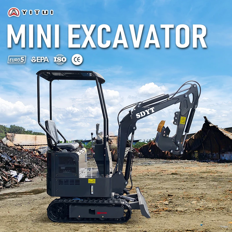 高品質小型油圧クローラー掘削機販売 2トン果樹園農場トレンチ - Trencher Machine Small のレビューと価格